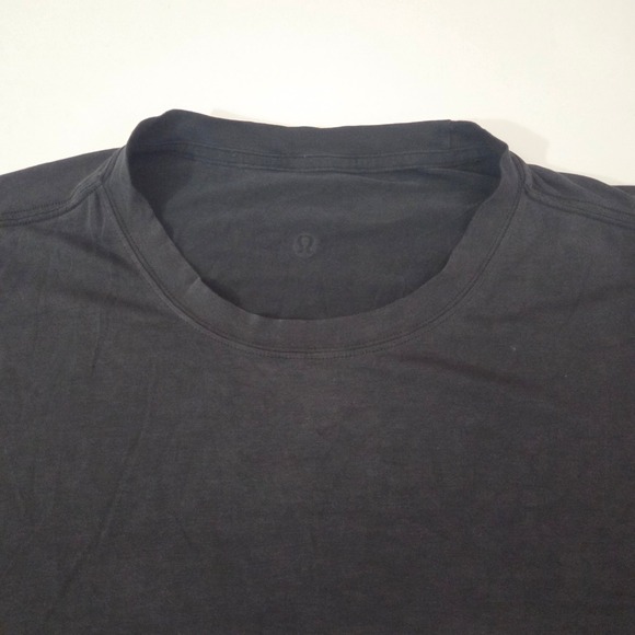 Lululemon 5 Year Basic Tee Men's Black Updated Fit Short Sleeve T Size L - Picture 3 of 10